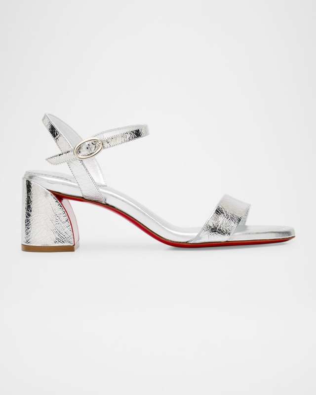 Miss Jane Red Sole Ankle-Strap Sandals